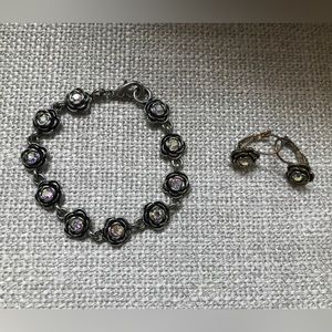 Premier Designs primerose collection bracelet & earrings